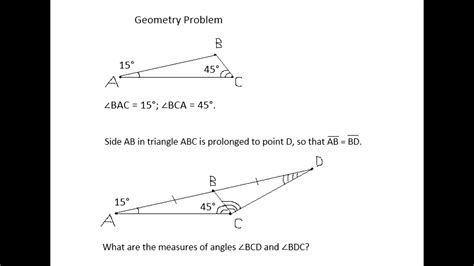 Basic Geometry Problems And Solutions