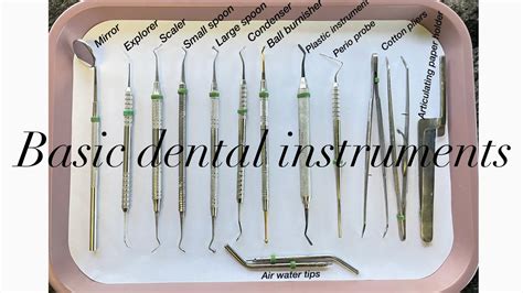 Basic Guide To Dental Instruments