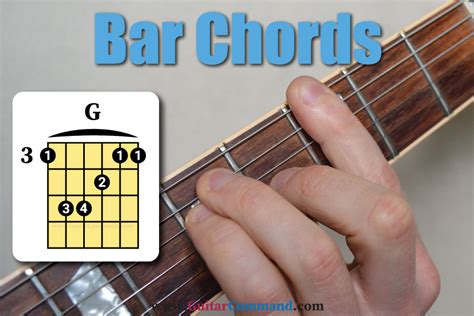 Basic Guitar Bar Chords Howard Black Music