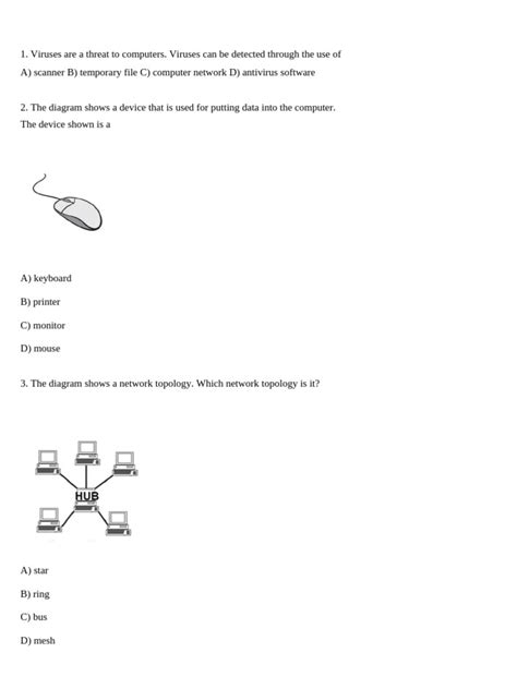 Basic Ict Multiple Choice Questions And Answers