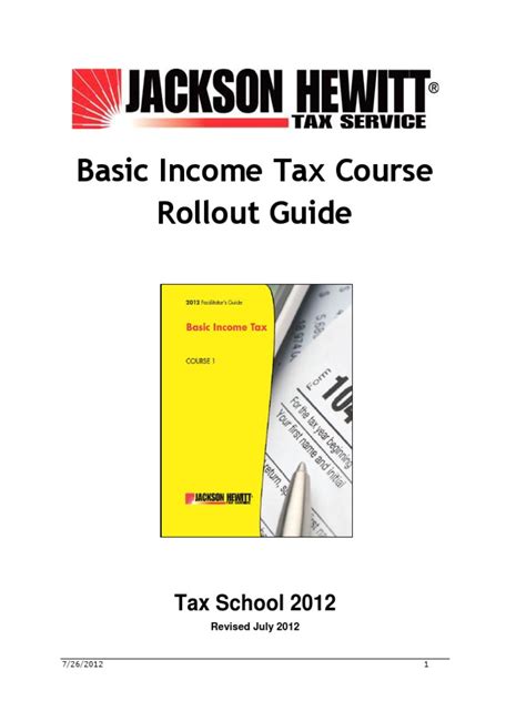 basic income tax course instructor manual