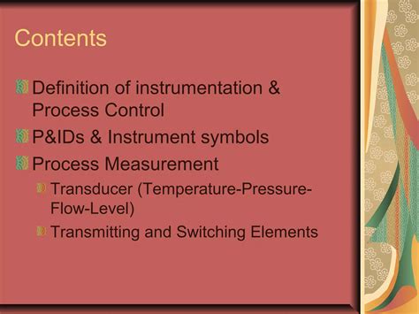 Basic Instrumentation Definitions