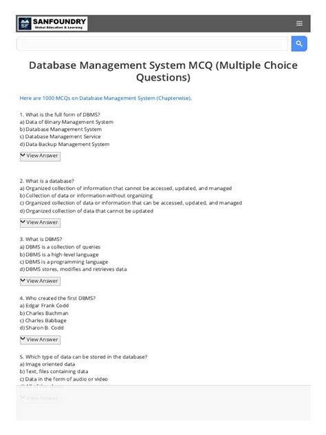 Basic Management Multiple Choice Questions And Answers