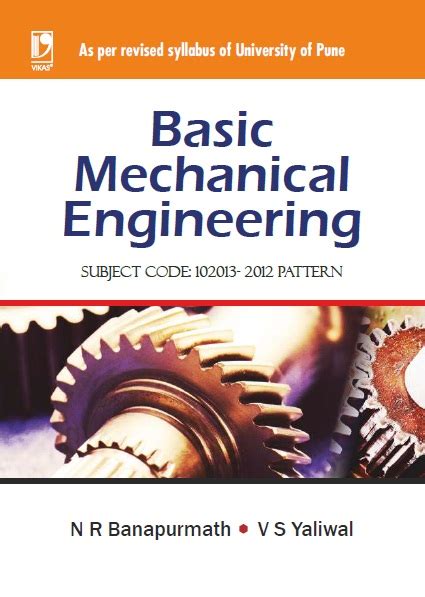 basic mechanical engineering techmax publication pune university