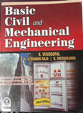 Basic Mechanical Engineering Text Venugopal Tubiby