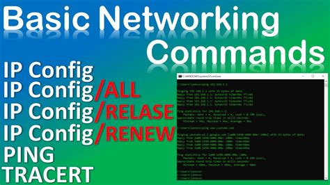 Basic Networking Commands Windows