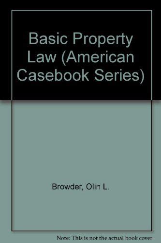 Basic Property Law