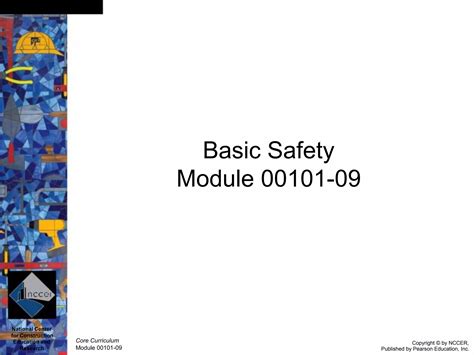 Basic Safety Module 00101 09 Sccpss