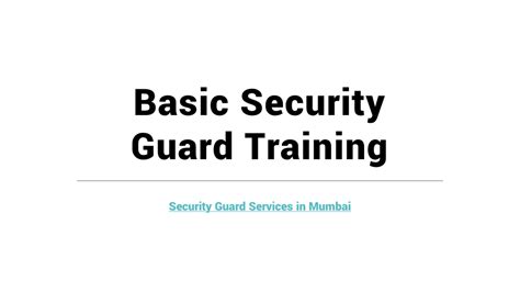 Basic Security Guard Bsg Training Course For The Uae V5