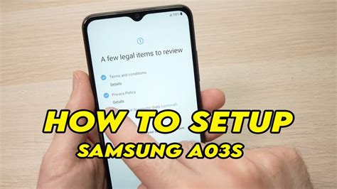 Basic Setup For Samsung A03s Phone Pdf