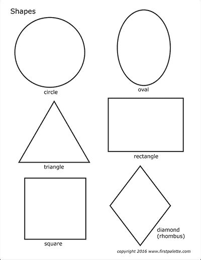 Basic Shapes Free Printable Templates Amp Worksheets Free Oval Shapes To Print - Oval Shapes To Print