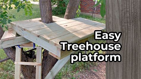 basic treehouse platform
