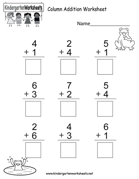 Basic Vertical Addition Math Worksheets Printables Pdf Vertical Addition Worksheets For Kindergarten - Vertical Addition Worksheets For Kindergarten