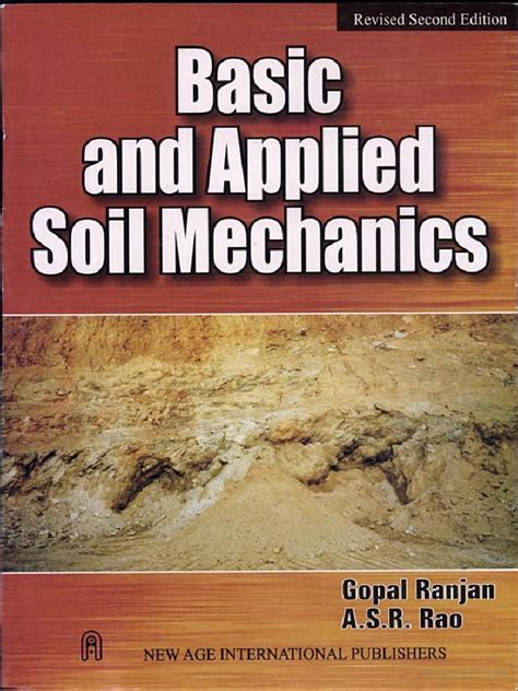 Read Basic And Applied Soil Mechanics By Gopal Ranjan And Asr Rao Pdf 