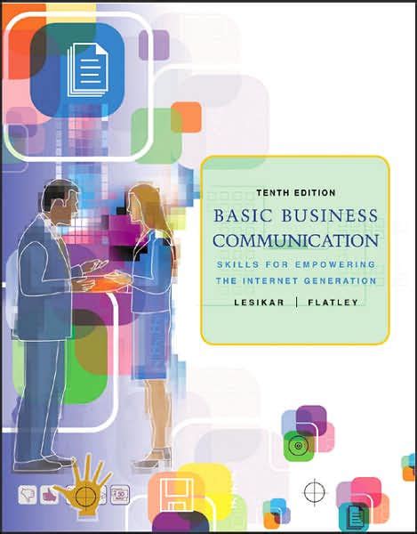Read Basic Business Communication Lesikar Flatley 10Th Edition 