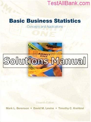 Read Online Basic Business Statistics 11Th Edition Solutions 