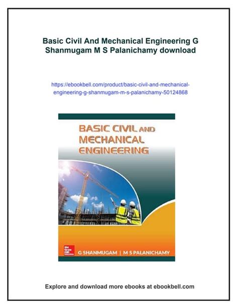 Download Basic Civil Mechanical Engineering By Shanmugam File Type Pdf 