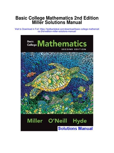 Full Download Basic College Mathematics 2Nd Edition 