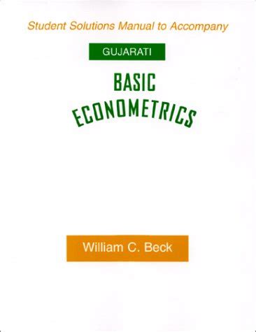 Download Basic Econometrics Gujarati Solution Manual 4Th Edition 