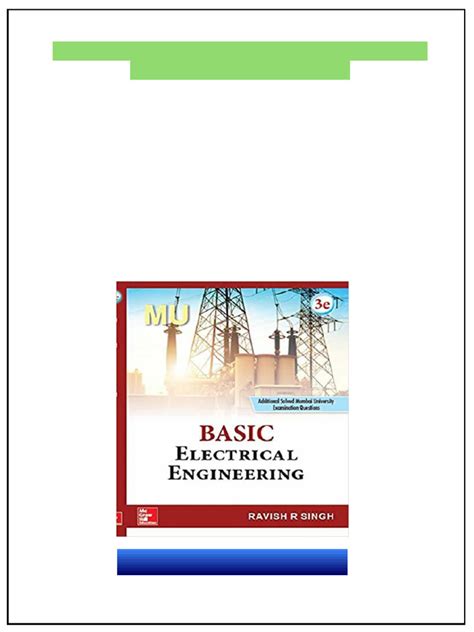 Download Basic Electrical Engineering First Year Ravish Singh 