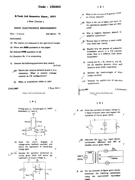 Read Basic Electronics Engineering 1Sem Pdf 