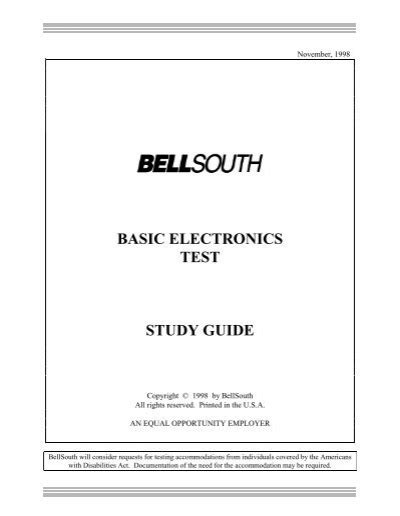 Full Download Basic Electronics Test Study Guide 