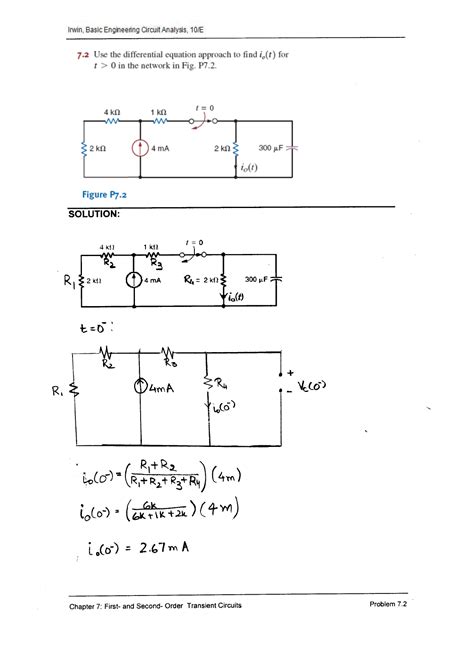 Download Basic Engineering Circuit Analysis 10Th Edition Solutions Chapter 7 