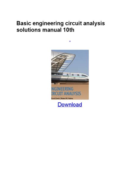 Read Basic Engineering Circuit Analysis Solution Manual 10Th 