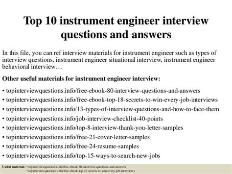 Read Basic Instrumentation Engineering Interview Question 