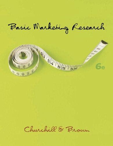 Full Download Basic Marketing Research 6Th Edition Churchill Brown 