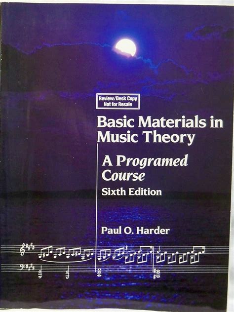 Read Basic Materials Music Theory Programmed 