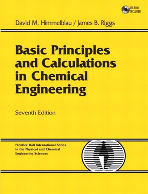 Read Basic Principles And Calculations In Chemical Engineering 7Th Edition 7Th Edition By Himmelblau David M Riggs James B 2003 Hardcover 