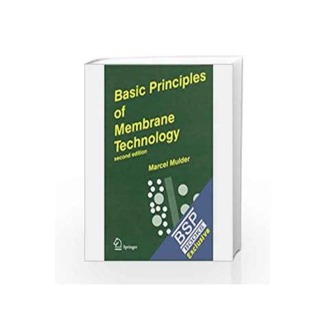 Full Download Basic Principles Of Membrane Technology Download 