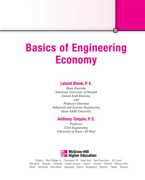 Basics Engineering Economy Solution