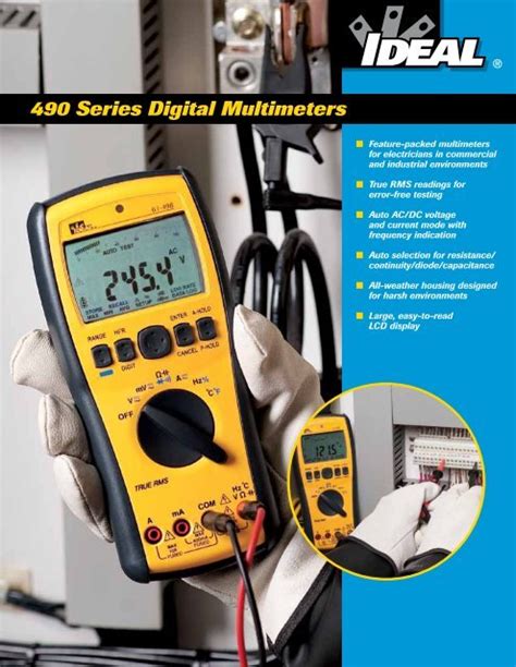 basics of digital multimeters ideal industries inc