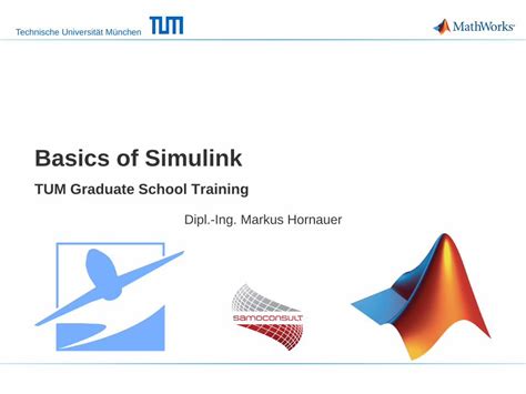 Basics Of Simulink Tum