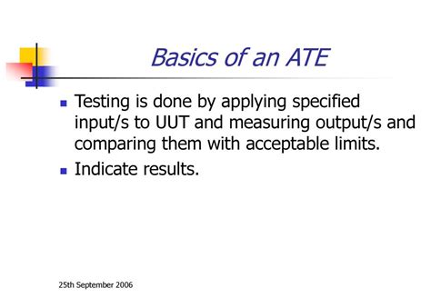 Full Download Basics Of Ate Test 