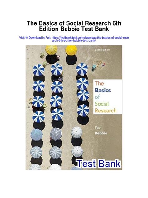 Read Online Basics Of Social Research Babbie 6Th Edition Pdf Free 
