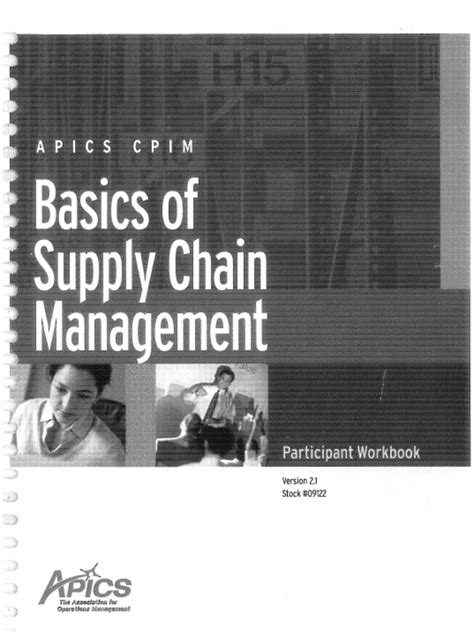 Read Basics Of Supply Chain Management Apics Pdf 