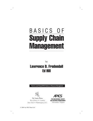 Download Basics Of Supply Chain Management Resource Management 