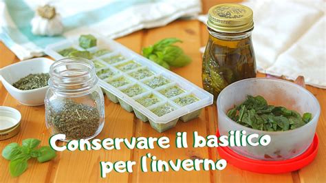 basilico per inverno