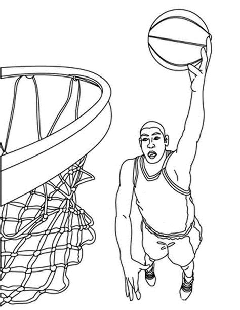 Basketball Player Coloring Page Audio Stories For Kids Coloring Pages Basketball Players - Coloring Pages Basketball Players