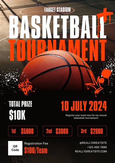 basketball workouts flyer template