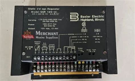 basler ssr 125 12 avr manual