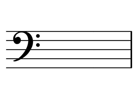 bass clef stave