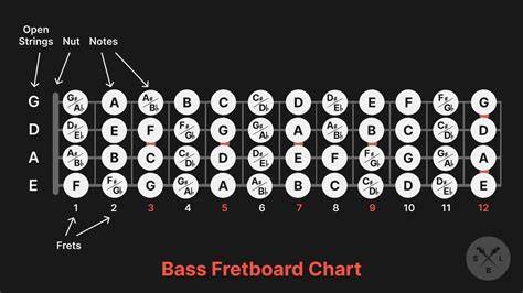 bass fretboard notes spelled the cipher