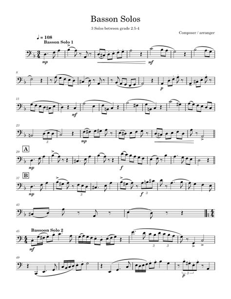 bassoon solos