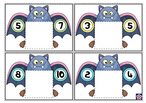 Bat Themed Counting Worksheets For Preschool Teachersmag Com Kindergarten Math Worksheet  Bats - Kindergarten Math Worksheet, Bats