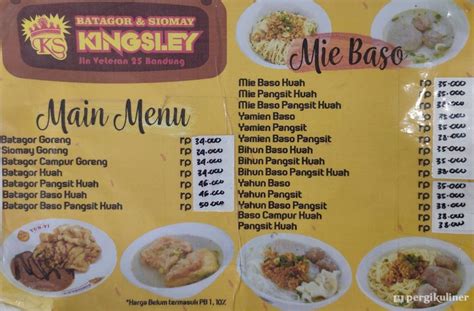 batagor kingsley menu