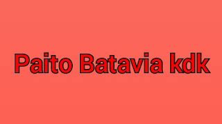batavia 1 kdk